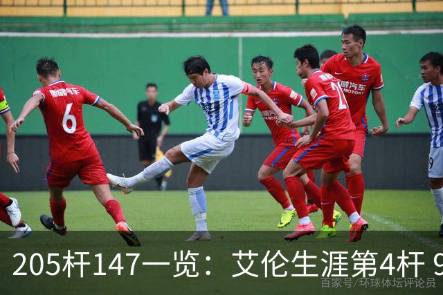 205杆147一览：艾伦生涯第4杆 9月份共打出3杆